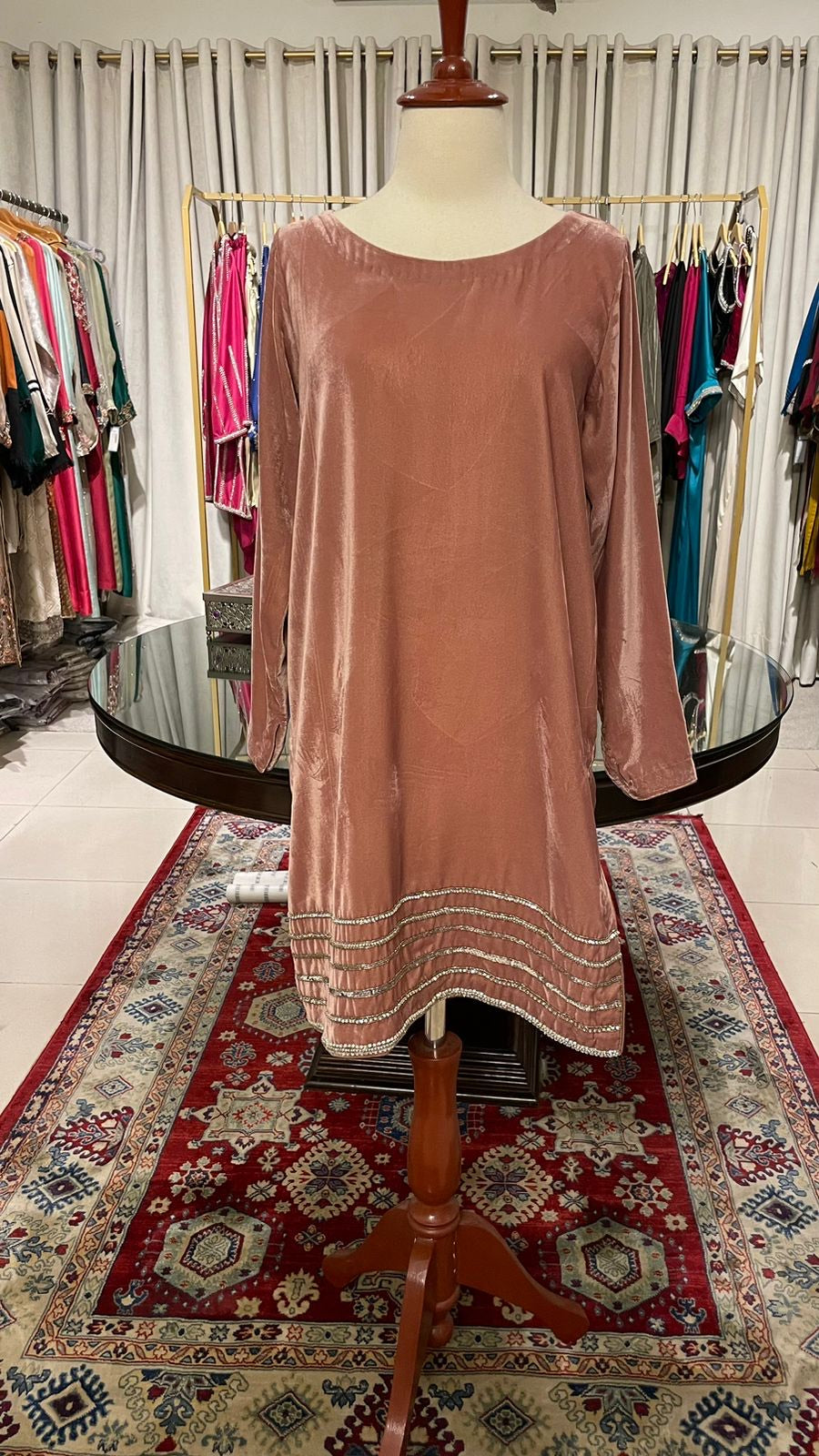 TS25-LP04 VELVET ROSE PINK CO-ORD SET