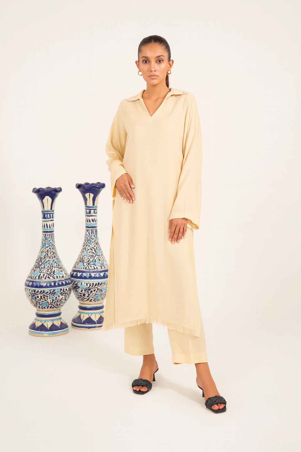 TS25-W50 PASHMINA SOLID CO-ORDS
