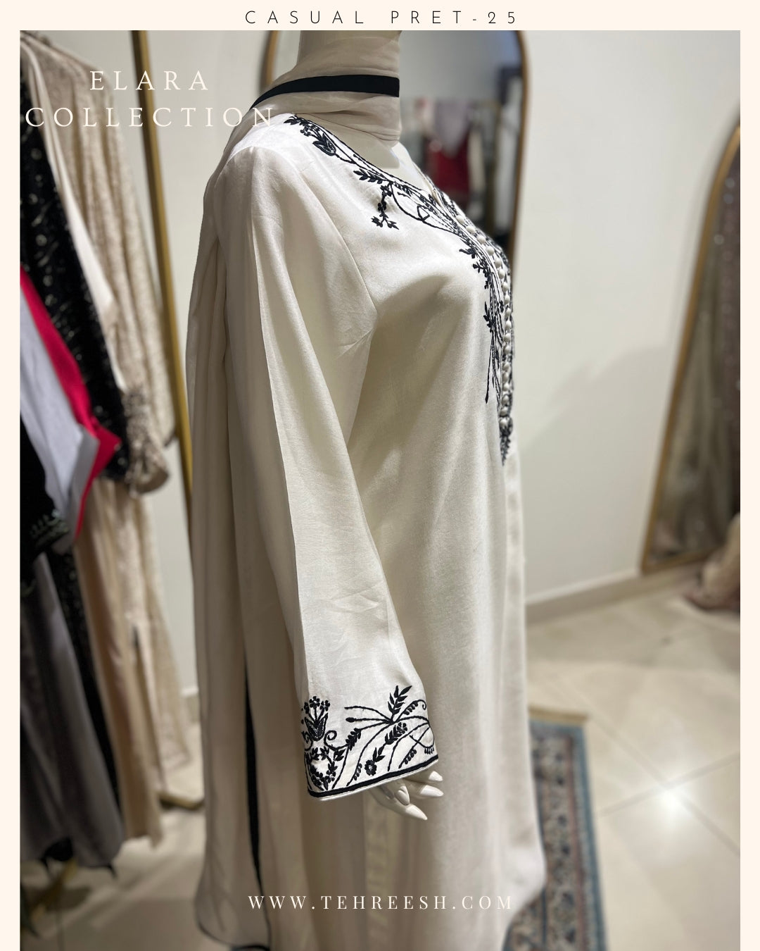 CP16-25 VANILLA- KHADDI SILK SHIRT WITH PANTS