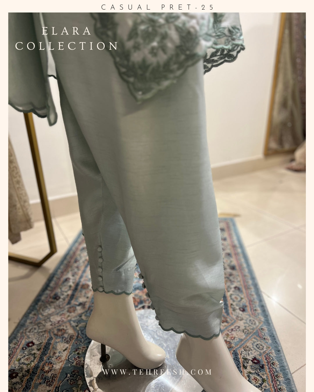 CP25-25 OPAL- TISSUE SILK SHIRT WITH SHALWAR