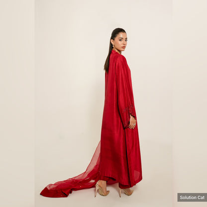 TS26-LX37 CHERRY POP Silk Shirt and Pants