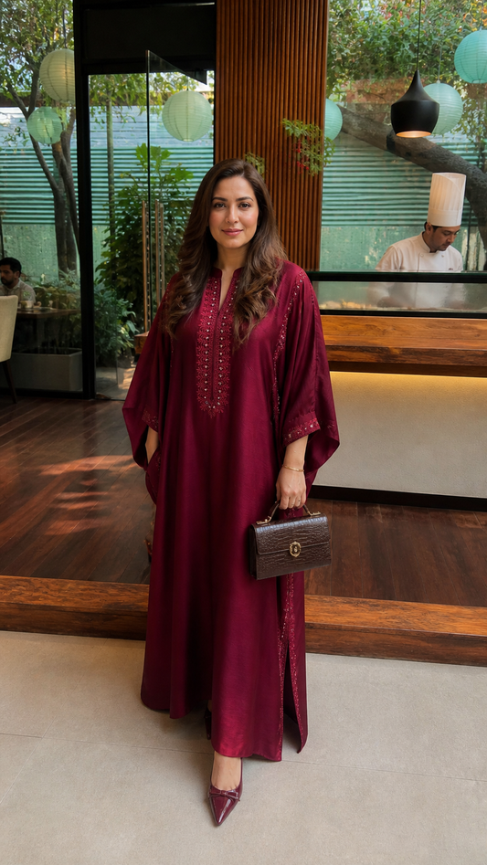 TS26-CP34 MULBERRY KAFTAN
