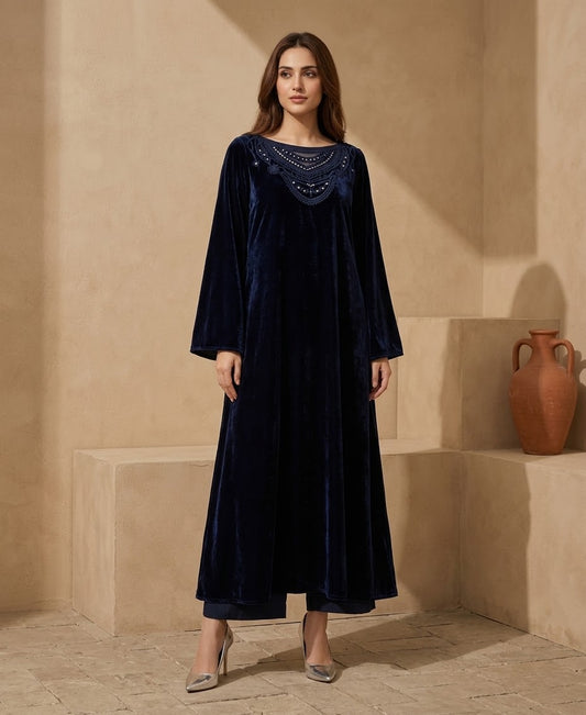 TS25-LP11 BLUE VELVET SHIRT & PANTS