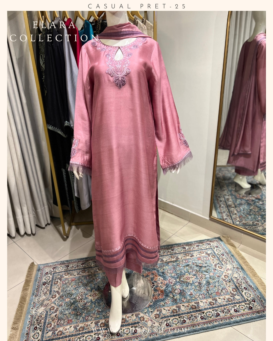 CP12-25 LOVA -KHADDI SILK SHIRT WITH PANTS