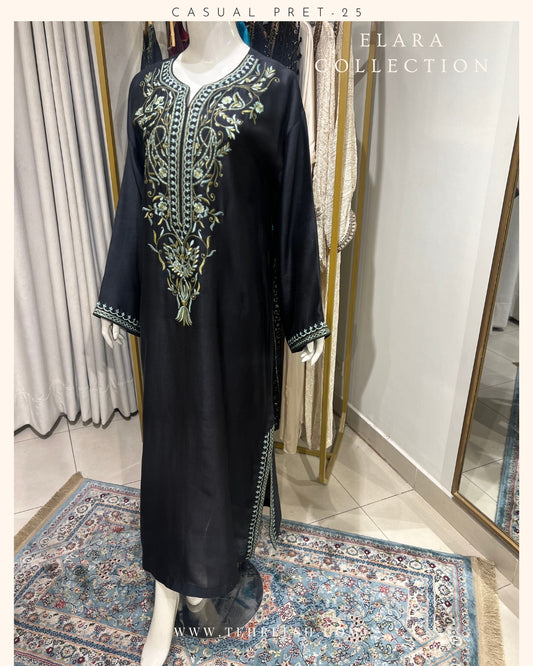 CP18-25 DAZZLE- KHADDI SILK KAFTAN