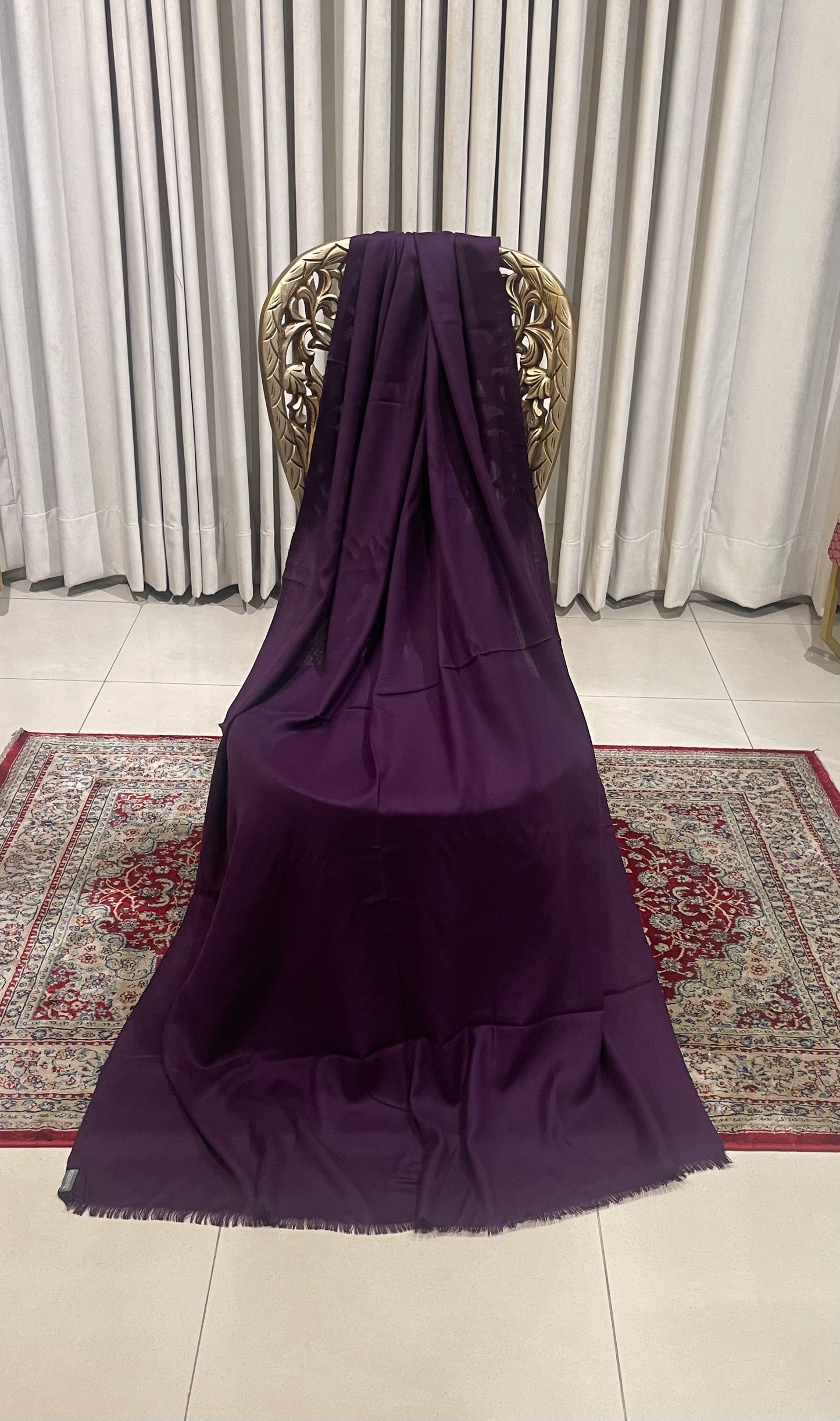 TS24-WS12 PASHMINA PLAIN SHAWL