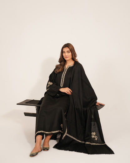 TS25-W81 PASHMINA TILA EMBROIDERED KAFTAN