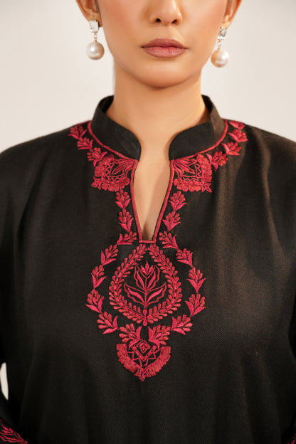 TS25-W75 PASHMINA EMBROIDERED KAFTAN