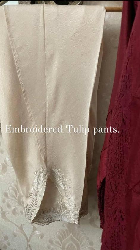 TS23-P04 EMBROIDERED TULIP SHALWAR